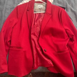 Red Women's Blazer